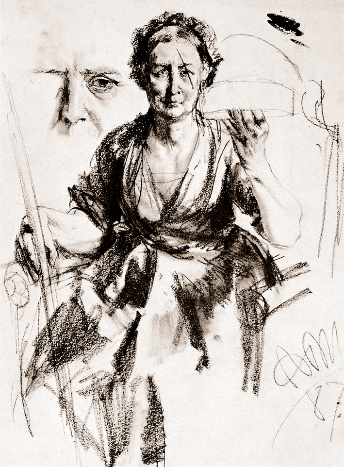  Adolpyh Von Menzel —— 《阿莫妮娅》的习作